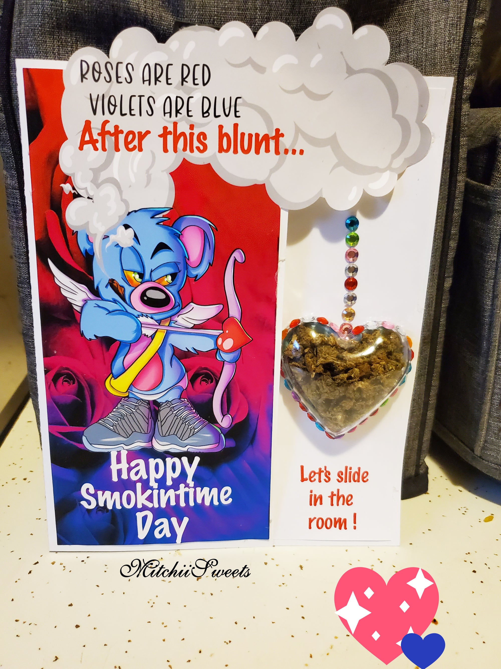 Smokintime v day card